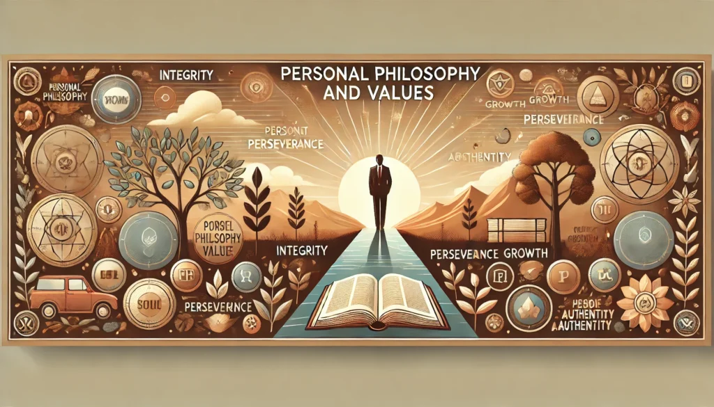 Personal Philosophy and Values